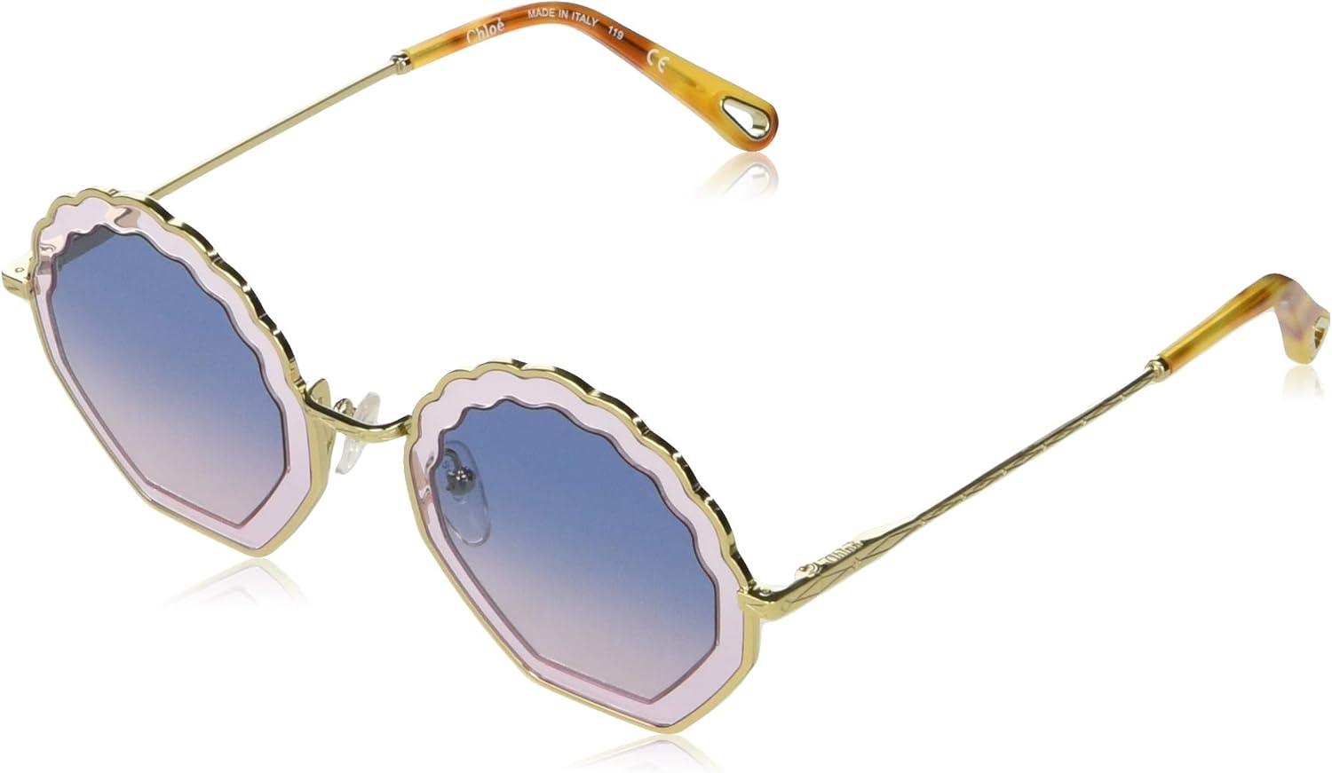 クロエ サングラス GOLD LIGHT PI／GRAD BLUE CE147S-833 クロエ サングラス GOLD LIGHT PI／GRAD BLUE CE147S-833 (Chloe